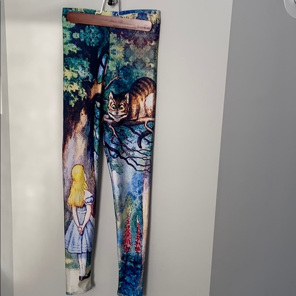 Blackmilk leggings XS Cheshire Cat - Picture 4 of 5